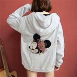 Carregue a imagem no visualizador da Galeria, Couple Outfit Disney Hoodies Minnie Mouse Women&#39;s Casual Sweatshirt Couple Hoodie Men&#39;s Women Clothing Mickey Y2k Print Top  Amaijoin
