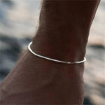 Carregue a imagem no visualizador da Galeria, Simple MEN Stainless Steel Square Snake Bone Chain Bracelet Hip-Hop Jewelry Trendy Party Accessories Bracelet For Women  Amaijoin
