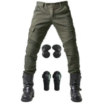 Carregue a imagem no visualizador da Galeria, 2024 New Motorcycle Black Men Jeans Upgrade Extension Protector Detachable Racing Road Rider Four Seasons Casual Fashion Pants  Amaijoin
