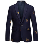 Carregue a imagem no visualizador da Galeria, 2023 Fashion New Men&#39;s Casual Boutique Business Holiday Flower Suit / Male Slim Floral Blazer Jacket Coat  Amaijoin
