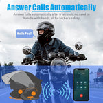 Carregue a imagem no visualizador da Galeria, Bluetooth 5.2 Motorcycle Helmet Headset Wireless Handsfree Stereo Music Player Moto Headphone Noise Reduction Earphone With Mic  Amaijoin
