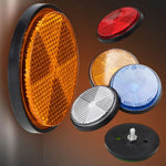 Carregue a imagem no visualizador da Galeria, Universal Circular Safety Reflector Night Warning Safety Device Car Trucks Motorcycle ATV Bikes Bicycle Accessories  Amaijoin
