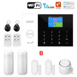 Carregue a imagem no visualizador da Galeria, PGST Residential Tuya Smart Gsm Wifi Alarm System for Home Wireless Security Alarm House Smart Life App Control work with ALexa  Amaijoin
