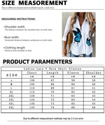 Carregue a imagem no visualizador da Galeria, Autumn Women&#39;s Shirt Polo Collar Long Sleeve T-shirt Fashion Print Top Fashion Party Trend Women&#39;s Shirt Button Casual T-shirt  Amaijoin
