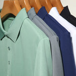 Load image into Gallery viewer, Men&#39;s Fashion Solid Short Sleeved Polo Shirt Summer Breathable Comfortable Top  Amaijoin
