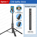 Carregue a imagem no visualizador da Galeria, Selfie Stick with Wireless Bluetooth Remote, Portable 72 Inch Aluminum Alloy Selfie Stick Phone Tripod for iOS Android Cellphone  Amaijoin
