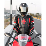 Load image into Gallery viewer, Motorcycle Coat Male Waterproof Winter Warm Racing Suit Four Seasons Motorcycle Female Windproof Rain And Fall Leather Motorcycl  Amaijoin
