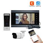 Load image into Gallery viewer, 720P Tuya Smart WIFI Wireless Video intercom For Home 7 Inch Monitor Doorbell Video Door Phone With Camera Outdoor System  Amaijoin
