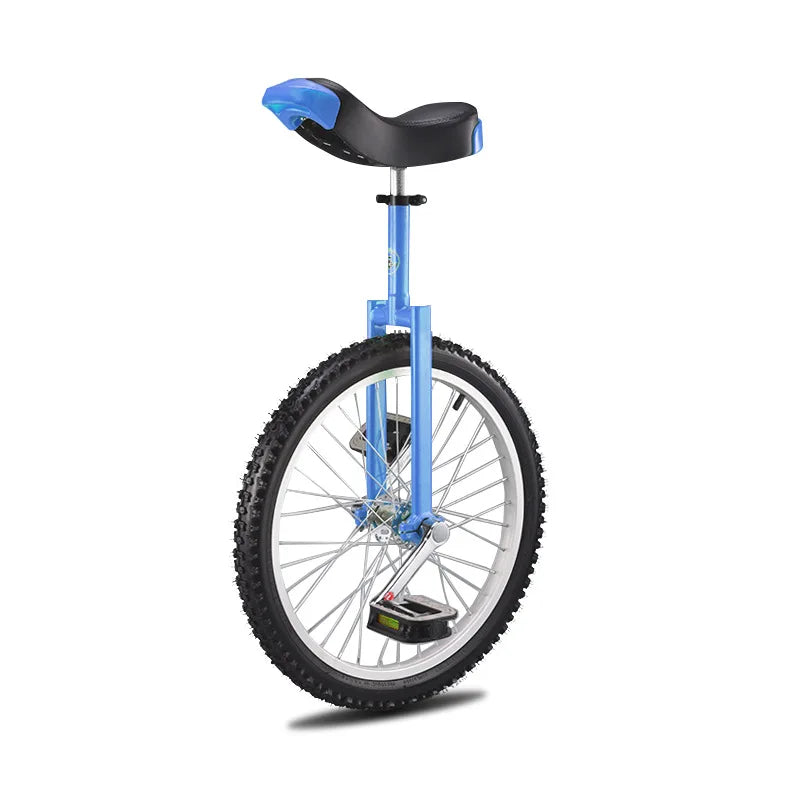 16/18/20 Inch Unicycle Steel Unicycle Children Adult Balance Exercise Bike Adjustable Standard Seat Thickened Aluminum Alloy Rim  Amaijoin