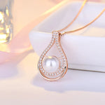 Carregue a imagem no visualizador da Galeria, 925 Sterling Silver Moon Necklace Pendant Zircon For Women Fashion Exquisite Student Girlfriend Jewelry Accessories Heart Gift  Amaijoin
