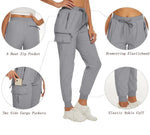 Load image into Gallery viewer, TACVASEN Summer Quick Dry Pants Women&#39;s Jogger Sweatpants Lightweight Breathable 6 Pockets Elastic Waist Casual Long Trousers  Amaijoin
