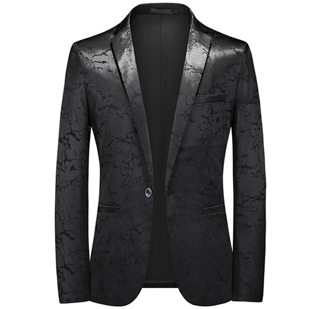 2023 Fashion New Men's Casual Boutique Business Personalized Printing Slim Fit Suit Coat Blazers Jacket Dress Big Size 6XL  Amaijoin