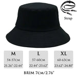 Carregue a imagem no visualizador da Galeria, Big Head Man Large Size Bucket Hats Boy 60-63cm Plus Size Summer Fisherman Cap Women‘s 54-57cm Pure Cotton Panama UPF50+ Sun Hat  Amaijoin
