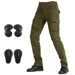 Carregue a imagem no visualizador da Galeria, Men Jeans Men Motorcycle Pants Motorcycle Jeans Protective Gear Riding Touring Motorbike Trousers With Hip and Knee Gears  Amaijoin
