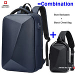 Load image into Gallery viewer, Swiss Military Brand Laptop Backpack Anti-theft Waterproof Casual Backpack USB Charging Men Business Travel Bag Backpack Mochila  Amaijoin
