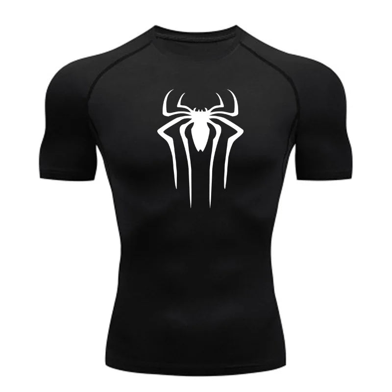 New Compression Shirt Men Fitness Gym Super Hero Sport Running T-Shirt Rashgard Tops Tee Quick Dry Short Sleeve T-Shirt For Men  Amaijoin