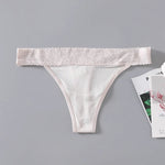 Carregue a imagem no visualizador da Galeria, Birdtree 3PCS 100%Mulberry Silk Briefs Women Lace Sexy G-String Thong Panties Solid Color Underwear Lingerie Intimates P30387QC  Amaijoin
