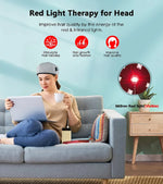 Carregue a imagem no visualizador da Galeria, Red Light Therapy Cap For Hair Growth Red &amp; Infrared Light Hair Growth Cap For Hair Loss Promote Hair Fast Regrow Care Cap  Amaijoin
