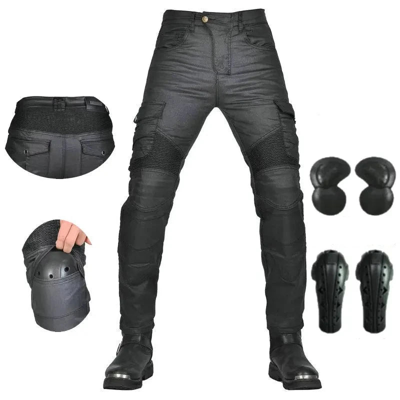 Volero Motorcycle Riding Protection Pants Motocross Pain-Coat Hard Surface Protective Jeans Knight Windproof Casual Trousers  Amaijoin