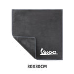 Carregue a imagem no visualizador da Galeria, Motorcycle Wash Towel Microfiber Suede Cleaning Rag Cloth For Vespa Piaggio GTS GTV LX 60 125 250 300 PX 200 GTS300 Primavera  Amaijoin
