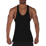 Carregue a imagem no visualizador da Galeria, Muscle Guys Running Vest Brand Bodybuilding Stringer Tank Tops Gym Fitness Clothing Summer Cotton Breathable Mens Casual Shirt  Amaijoin
