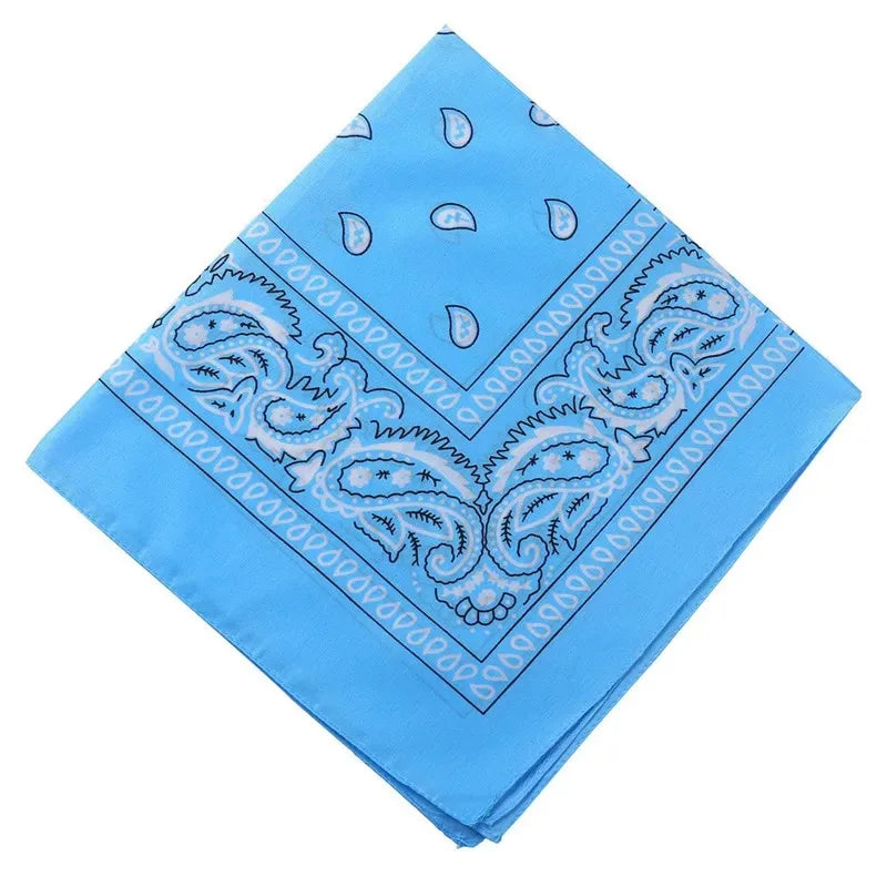 Fashion Bohemian Print Bandana Hair Bands for Women Girls Turban Headband Unisex Square Scarf Handkerchief Hair Accessories  Amaijoin