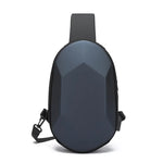 Carregue a imagem no visualizador da Galeria, anti-theft men chest bag new fashion usb chest bag with earphone jack small shoulder bag man waterproof sports mobile phone bag  Amaijoin
