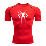 Carregue a imagem no visualizador da Galeria, New Compression Shirt Men Fitness Gym Super Hero Sport Running T-Shirt Rashgard Tops Tee Quick Dry Short Sleeve T-Shirt For Men  Amaijoin
