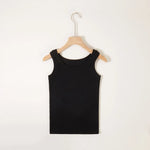 Load image into Gallery viewer, Women&#39;s Round Neck Basic Racerback Camisole Rib-Knit Solid Sleeveless Crop Tank Tops Long Vest  Amaijoin
