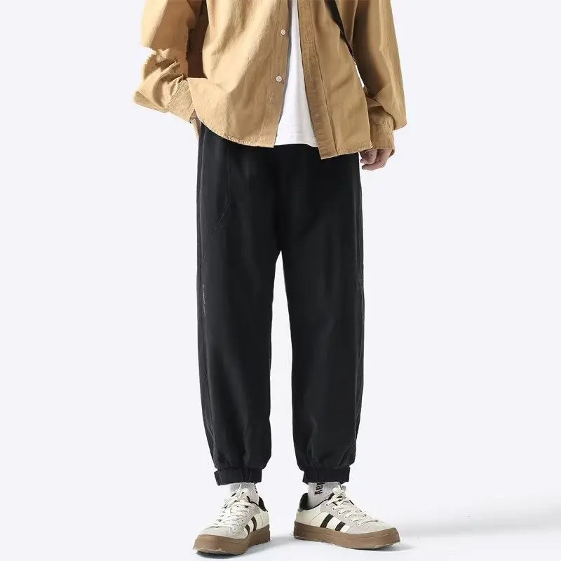 HOUZHOU Japanese Cargo Pants Male Oversize Korean Khaki Outdoor Loose Casual Trousers Big Size Harajuku Streetwear Hip Hop 4XL  Amaijoin