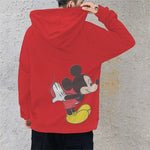 Carregue a imagem no visualizador da Galeria, Couple Outfit Disney Hoodies Minnie Mouse Women&#39;s Casual Sweatshirt Couple Hoodie Men&#39;s Women Clothing Mickey Y2k Print Top  Amaijoin
