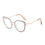 Carregue a imagem no visualizador da Galeria, Anti-Blue Light Rays Eyeglasses Frame Women Cat Eye Glasses Brand Designer Clear Lens Computer Optical Eyewear 97333  Amaijoin
