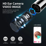 Carregue a imagem no visualizador da Galeria, Ear Cleaner with camera Set Ear Sticks Otoscope USB C Charging Endoscope Wax Removal Tool Earpick MIni Camera Ear Cleaning Set  Amaijoin
