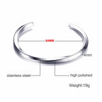 Carregue a imagem no visualizador da Galeria, Punk Fashion Twisted Cuff Bangle Bracelet For Men Open Adjustable Unisex Bracelet Hip Hop Rock Street Jewelry  Amaijoin
