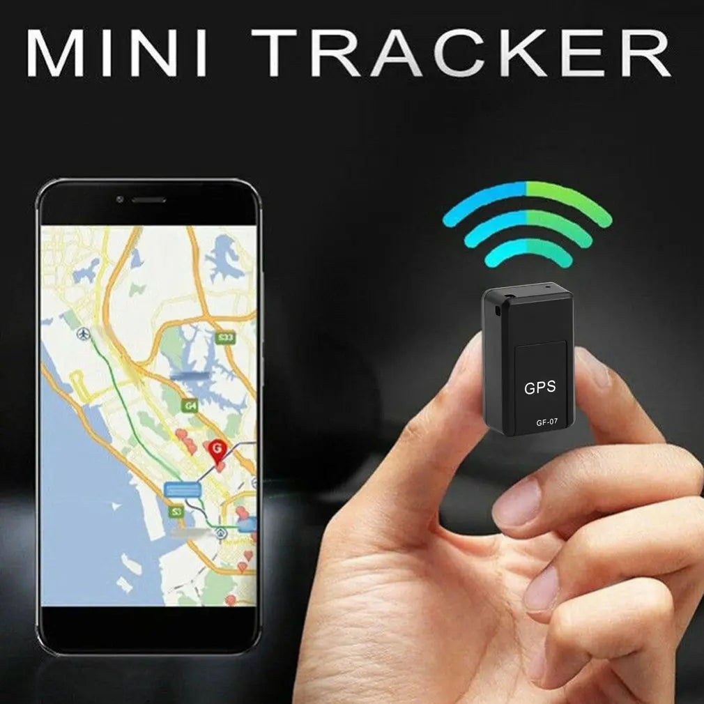 Mini Magnetic Car Vehicle GSM GPRS GPS Tracker Locator Real Time Tracking Portable Car GPS Trackers GF-07 Tracking Device  Amaijoin