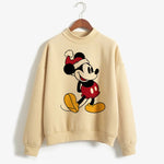 Carregue a imagem no visualizador da Galeria, Fashion Hoodies Turtleneck Minnie Kawaii Cartoon  Anime Sweatshirt Disney Mickey Mouse Hoodie Clothes Girl Boy Top Sweatshirts  Amaijoin
