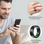 Carregue a imagem no visualizador da Galeria, New Multifunctional Health Smart Ring Heart Rate Temperature Sleep Body Temperature Monitoring Smart Finger Ring for Android Ios  Amaijoin
