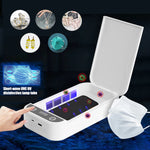 Carregue a imagem no visualizador da Galeria, Disinfection Box UV 10w Multifunctional Mobile Phone Wireless Charger Disinfection Box Fully Sealed White Cleaning Box  Amaijoin
