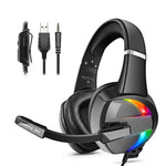 Load image into Gallery viewer, RGB Gaming Headset with Noise Canceling Microphone Surround Sound LED Headphones for PS5 PS4 Xbox One PC Laptop Mac Computer PC  Amaijoin
