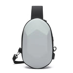 Carregue a imagem no visualizador da Galeria, anti-theft men chest bag new fashion usb chest bag with earphone jack small shoulder bag man waterproof sports mobile phone bag  Amaijoin
