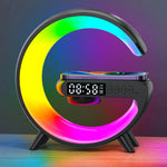 Carregue a imagem no visualizador da Galeria, Multifunction Wireless Charger Pad Stand Speaker RGB TF Night Light 15W Fast Charging Station for iPhone Samsung Xiaomi Huawei  Amaijoin
