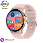 Carregue a imagem no visualizador da Galeria, 2024 Smartwatch Women 466*466 AMOLED 1.43&quot; HD Screen Always Display Time Bluetooth Call IP67 Waterproof Sports Smart Watch Men  Amaijoin
