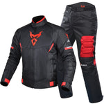 Carregue a imagem no visualizador da Galeria, Motorcycle Jacket Protective Clothing Road Commuter Sports Off-Road Riding Clothing Reflective Breathable Durable Anti-Falling  Amaijoin
