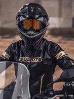 Carregue a imagem no visualizador da Galeria, SULAITE Winter Motorcycle Jackets The Four Seasons Warm Leather Clothing Waterproof Motocross Jaquete Detachable Cotton Liner  Amaijoin
