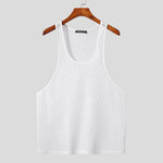 Carregue a imagem no visualizador da Galeria, INCERUN Men Tank Tops Mesh Transparent O-neck Sleeveless Sexy Vests Streetwear Summer Breathable 2023 Fashion Men Clothing S-5XL  Amaijoin
