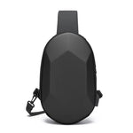 Carregue a imagem no visualizador da Galeria, anti-theft men chest bag new fashion usb chest bag with earphone jack small shoulder bag man waterproof sports mobile phone bag  Amaijoin
