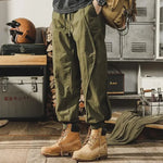 Carregue a imagem no visualizador da Galeria, HOUZHOU Techwear Cargo Pants Men Black Cargo Trousers Male Vintage Japanese Streetwear Hip Hop Pockets Casual Safari Style Loose  Amaijoin
