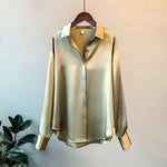 Carregue a imagem no visualizador da Galeria, Summer Shirts And Blouses Woman Casual Top Autumn Winter Korean Long Sleeve Button Elegance Sweet Casual Office Lady New Shirts  Amaijoin
