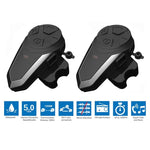 Carregue a imagem no visualizador da Galeria, BT-S3NS Motorcycle Helmet Bluetooth-Compatible Headset Intercom Communication Interphone MP3 GPS Waterproof Intercomunicador  Amaijoin
