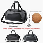 Carregue a imagem no visualizador da Galeria, Large Capacity Gym Handbag Travel Bag Dry Wet Separation Pack Man Fitness Sports Shoulder Messenger Bags Shoes Storage Pocket  Amaijoin
